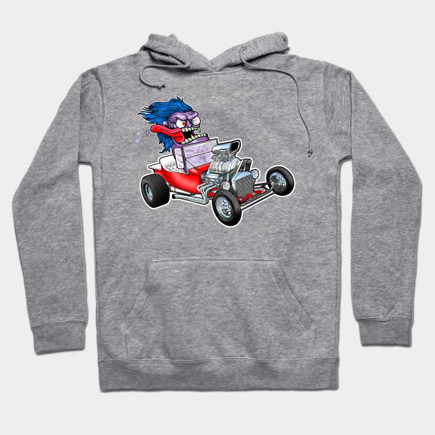 Hot Roddin' Hoodie by the Mad Artist